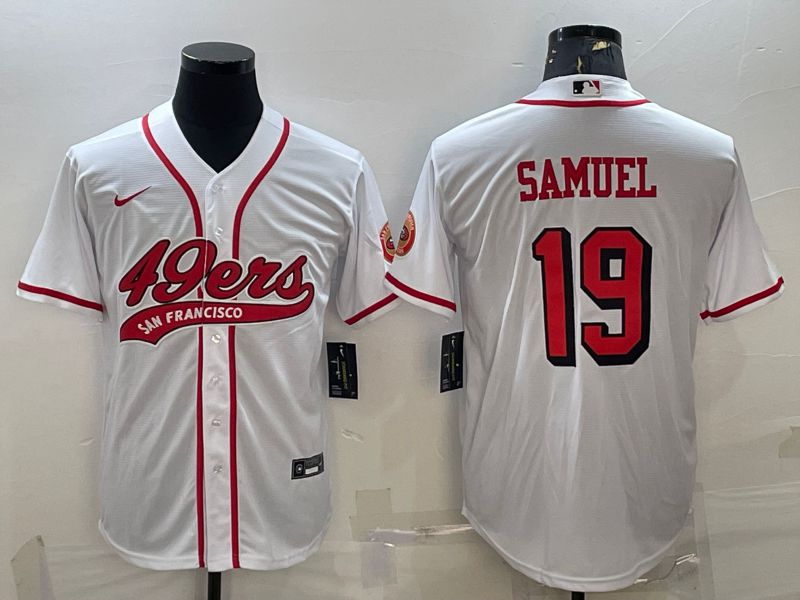 Men San Francisco 49ers #19 Samuel White 2022 Nike Co branded NFL Jerseys->san francisco 49ers->NFL Jersey